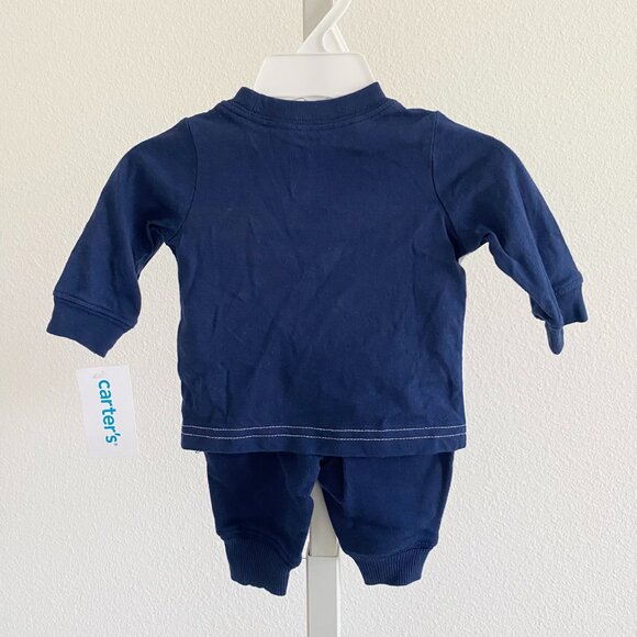 Carters Baby Boys Active Shirt and Joggers 2 Piece Set Outfit Newborn 0 Months - Picture 5 of 6